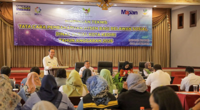 Dinsos Kota Kediri Gelar Bimtek Pembaharuan DTSEN bagi Relawan dan Pekerja Sosial