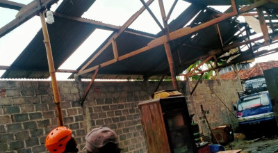 Puluhan Rumah di Tulungagung Rusak Akibat Angin Puting Beliung