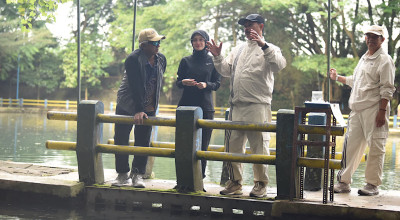 Wali Kota Madiun Terkesan dengan Keasrian Wisata Sumber Jiput Kota Kediri