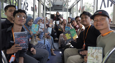 Disarpus Kota Kediri Hadirkan TransLiteria, Membaca Bisa Dilakukan Sambil Bepergian