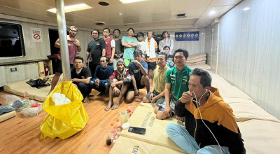 KM Egon PELNI Selamatkan 18 Awak Kapal Tenggelam di Laut Jawa