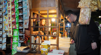 Mas Dhito Kulineran Malam di Pasar Wates Kediri