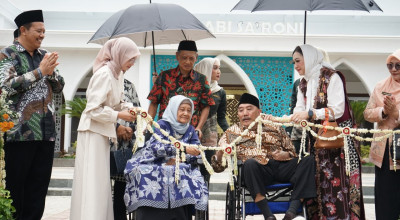 Resmikan Masjid Jami’ Abi Sa’roni, Mbak Vinanda: Makmurkan dan Hidupkan Nilai Keislaman Moderat