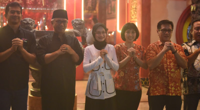 Semarak Imlek 2577, Mbak Vinanda Ajak Warga Perkuat Toleransi dan Kebersamaan