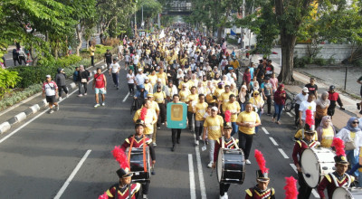 Milad ke-5, BSI Gelar Langkah Emas Ajak Masyarakat Hidup Sehat dan Melek Investasi