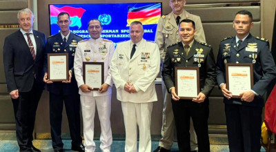 Pangkoarmada II Sabet German Sport Medal Usai Misi Perdamaian UNIFIL