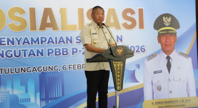 Sosialisasikan PBB-P2, Bupati Tulungagung Minta Pajak Tak Disalahgunakan