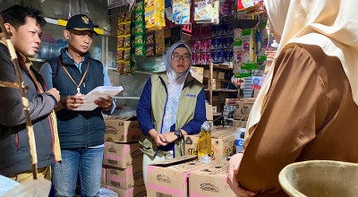 Bulog Kediri Sidak Pasar Pahing, Pastikan Harga Beras dan Minyakita Stabil