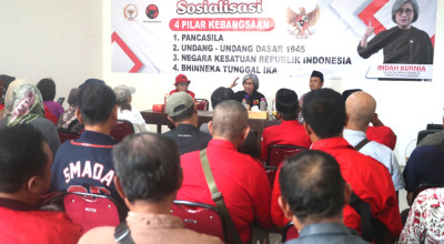 Nama Baik Bung Karno Pulih, Indah Kurnia Masifkan Edukasi 4 Pilar