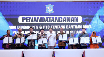 Kabar Gembira! Pemkot Surabaya Guyur Ratusan Beasiswa untuk Mahasiswa Untag