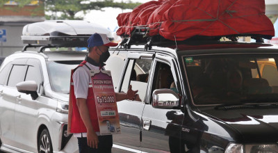 Foto: Pertamina Pangkas Antrean Mudik dengan Diskon BBM