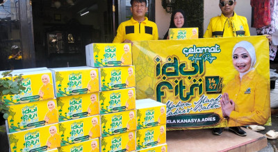 Keluarga Adies Lanjutkan Tradisi Ramadan, 5.000 Bingkisan Dibagikan