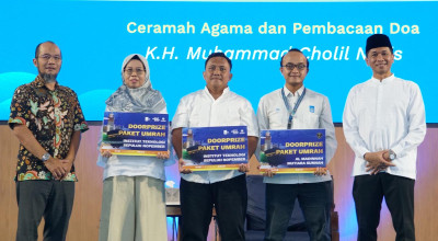 Ikut Halalbihalal, Tiga Sivitas ITS Surabaya Dapat Hadiah Umroh