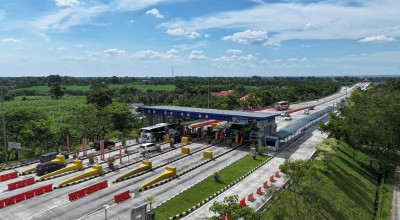Volume Kendaraan Keluar Gerbang Tol Madiun Melonjak 212 Persen