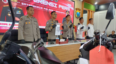 Sindikat Curanmor Incar Minimarket Lamongan, Polisi Ringkus 2 Residivis dan 3 Buron