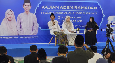 AQUA Gelar Kajian Adem Ramadan di Masjid Al Akbar Surabaya