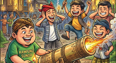 Dentuman Kegembiraan, Menelisik Makna Tradisi 'Ngadu Lodong' saat Ramadan