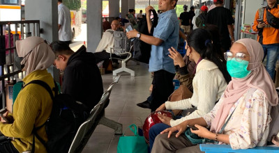 Puncak Arus Balik di Tulungagung Usai, Penumpang di Terminal Mulai Turun