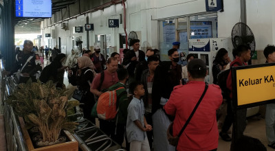107 Ribu Pemudik Tiba di Stasiun Wilayah Daop 7 Madiun, Kediri Nomor 3 Terbanyak