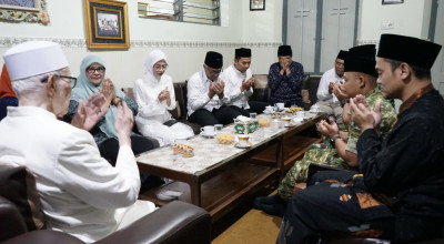 Mbak Vinanda Silaturahmi ke Ulama Kota Kediri di Momen Idul Fitri
