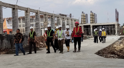 Pekerja Proyek Sekolah Rakyat Kediri Dilipatgandakan, Tarhet Harian 3 Persen