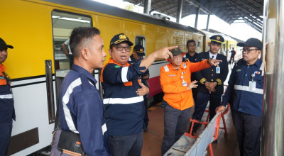 KAI Daop 8 Surabaya Cek Kesiapan Stasiun Lamongan Jelang Mudik Lebaran 2026