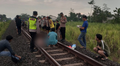 Jasad Pria Tanpa Identitas Ditemukan Hancur di Rel Kereta Api Tulungagung