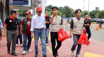 Mahasiswa Untag Surabaya Turun Tangan Kawal Mudik 2026
