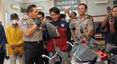 Gasak Motor di 25 TKP, Bandit Curanmor Lamongan Diringkus Polisi