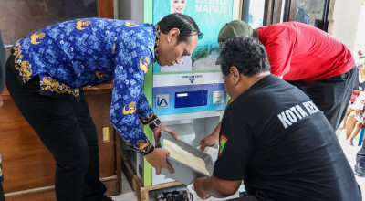 46 Mesin ATM Beras Siap Layani Warga Kediri, Pemkot Pastikan Distribusi Lancar