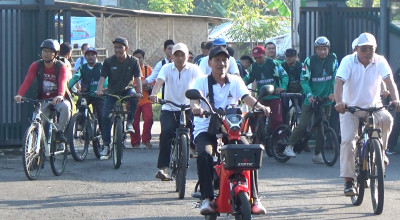 Sehari Tanpa BBM di UIN KHAS Jember: Kampus Hening, Sepeda Jadi Primadona