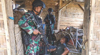 Aksi Kilat Prajurit Hiu Petarung Yonif 3 Marinir di Baluran