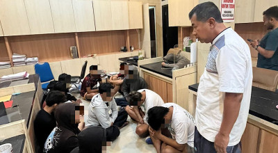 Polres Kediri Tangkap 13 Pelaku Pengeroyokan di Kandat, Pelajar Hingga Residivis