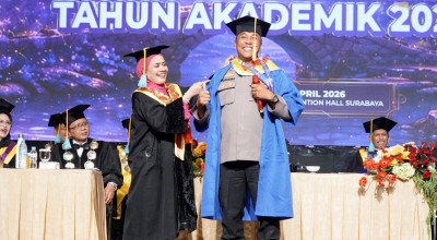 Mengenal IPDA Purnomo, Wisudawan Unitomo yang Wakafkan Hidup untuk ODGJ