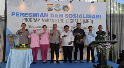 Polres Kediri Resmikan SPPG Ketiga di Kandat, Fokus Ibu Hamil hingga Balita