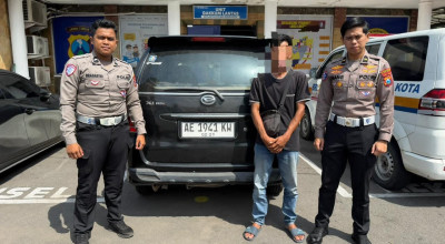 Polisi Tangkap Pelaku Tabrak Lari di Jalan Raya Kediri-Nganjuk