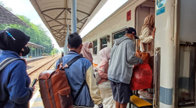 Selama Libur Panjang, Stasiun Lamongan Layani 3 Ribu Penumpang