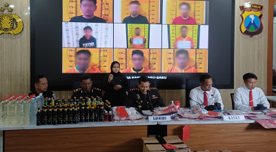 Dalam Tiga Bulan, Polres Lamongan Ciduk 40 Pengedar Narkotika