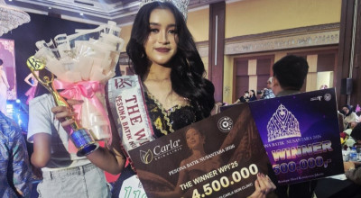 Siswi SMP Asal Jember Bersinar di Ajang Pesona Batik Nusantara