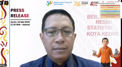 Harga Konsumen di Kota Kediri Melandai, April Catat Deflasi 0,12 Persen