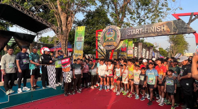 Ribuan Peserta Meriahkan Fun Run Halalbihalal Kodim 0820 Probolinggo