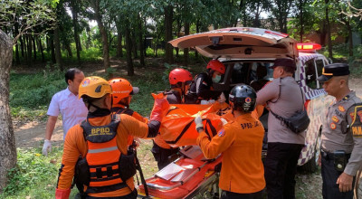 Pencari Ikan yang Tenggelam di Sungai Brantas Tulungagung Ditemukan Tewas