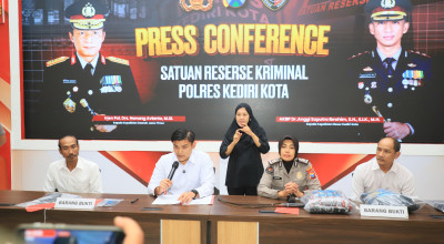 Polres Kediri Kota Tangkap 2 Pelaku Pengeroyokan di Ngronggo