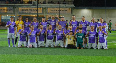 Pelatih dan Para Pemain Persik Kediri Legend Reuni di Arena Mini Soccer