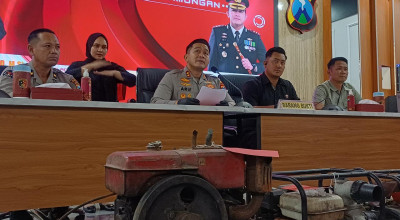 Pria Asal Gresik Ajak Anak dan Istri Curi Pompa Air di Lamongan