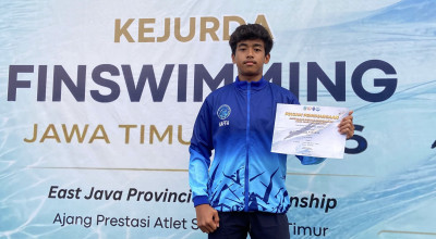 POSSI Kediri Borong 14 Medali di Kejurda Finswiming Jawa Timur 2026