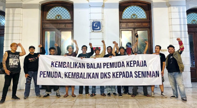 Seniman Surabaya Besok Gelar Aksi Besar, Protes Pengusiran DKS dari Balai Pemuda
