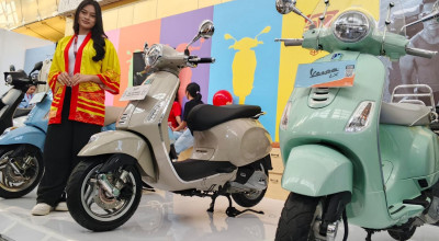 Vespa Satya Boyong Motor Premium Italia ke IIMS Surabaya 2026