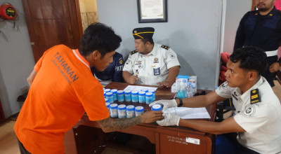 Lapas Tulungagung Gelar Razia dan Tes Urine Untuk Warga Binaan dan Petugas