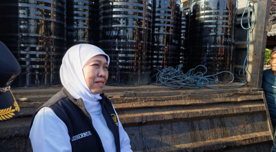 Hampir Setahun, Hibah Aspal Dari Khofifah Belum Digunakan Pemkab Tulungagung